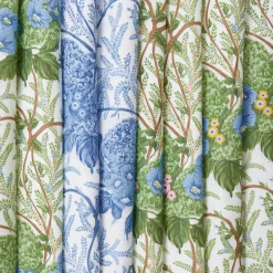 Green & Blue Lady Isabella's Garden Fabric