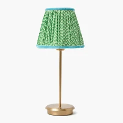 Green & Blue Lotus Lampshade (18cm)