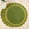 Green & Gold Laurel Placemats (Set of 4)