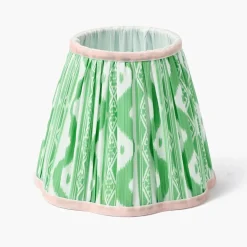 Green & Pink Ikat Lampshade (18cm)
