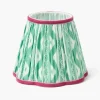 Green & Raspberry Ikat Lampshade (18cm)