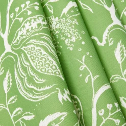 Green Chelsea Square Fabric