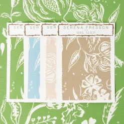 Green Chelsea Square Fabric