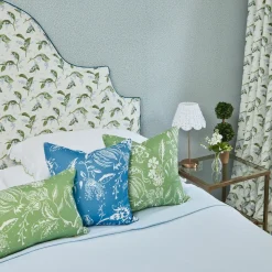 Green Chelsea Square Fabric