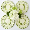 Green Garland Dinner Plates (Set of 4)