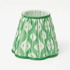 Green Ikat  Lampshade (18cm)