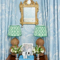 Green Ikat Lampshade (30cm)