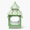 Green Ikat Pagoda Lantern