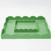 Green Lacquer Tray Set