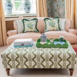 Green Lacquer Tray Set