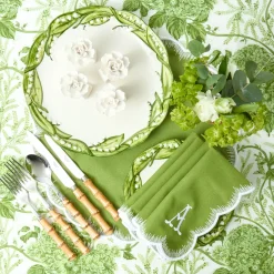 Green Lady Isabella's Garden Tablecloth