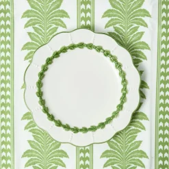 Green Laurel Dinner Plate