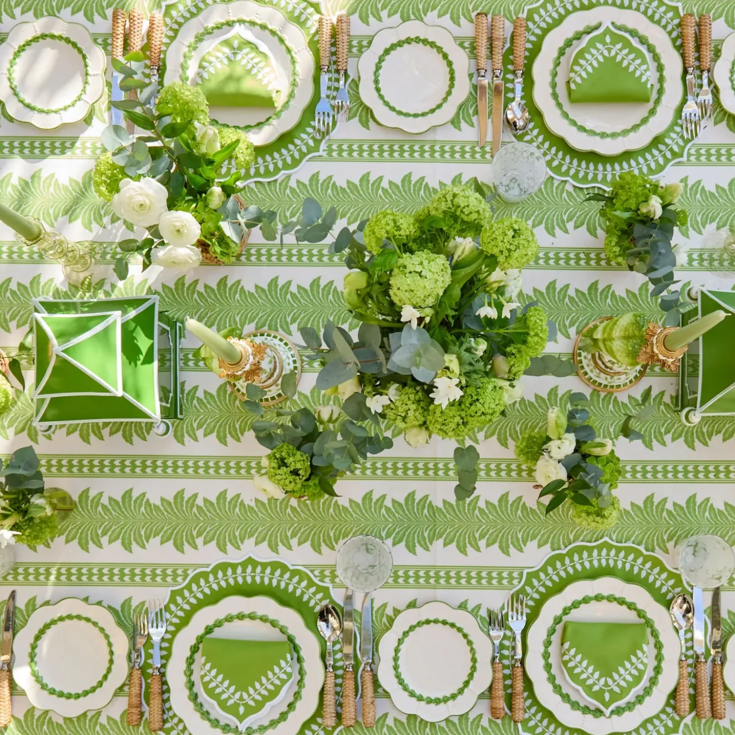 Green Laurel Dinner Plate