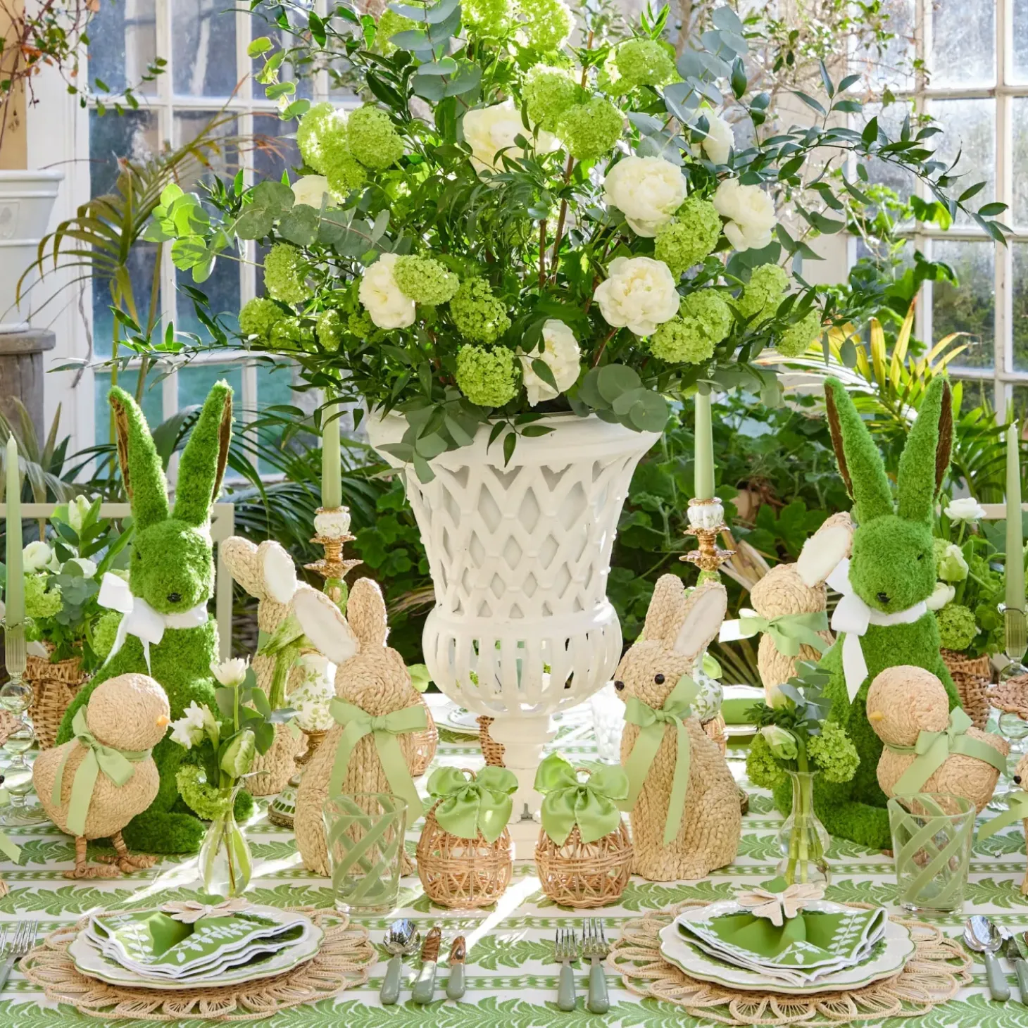 Green Laurel Dinner Plate