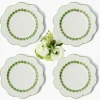 Green Laurel Starter Plates (Set of 4)