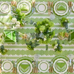 Green Laurel Starter Plates (Set of 4)