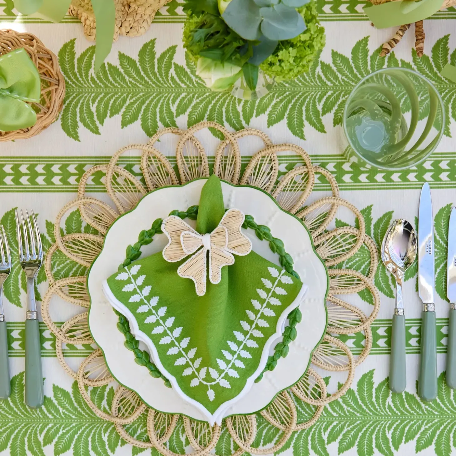Green Laurel Starter Plate