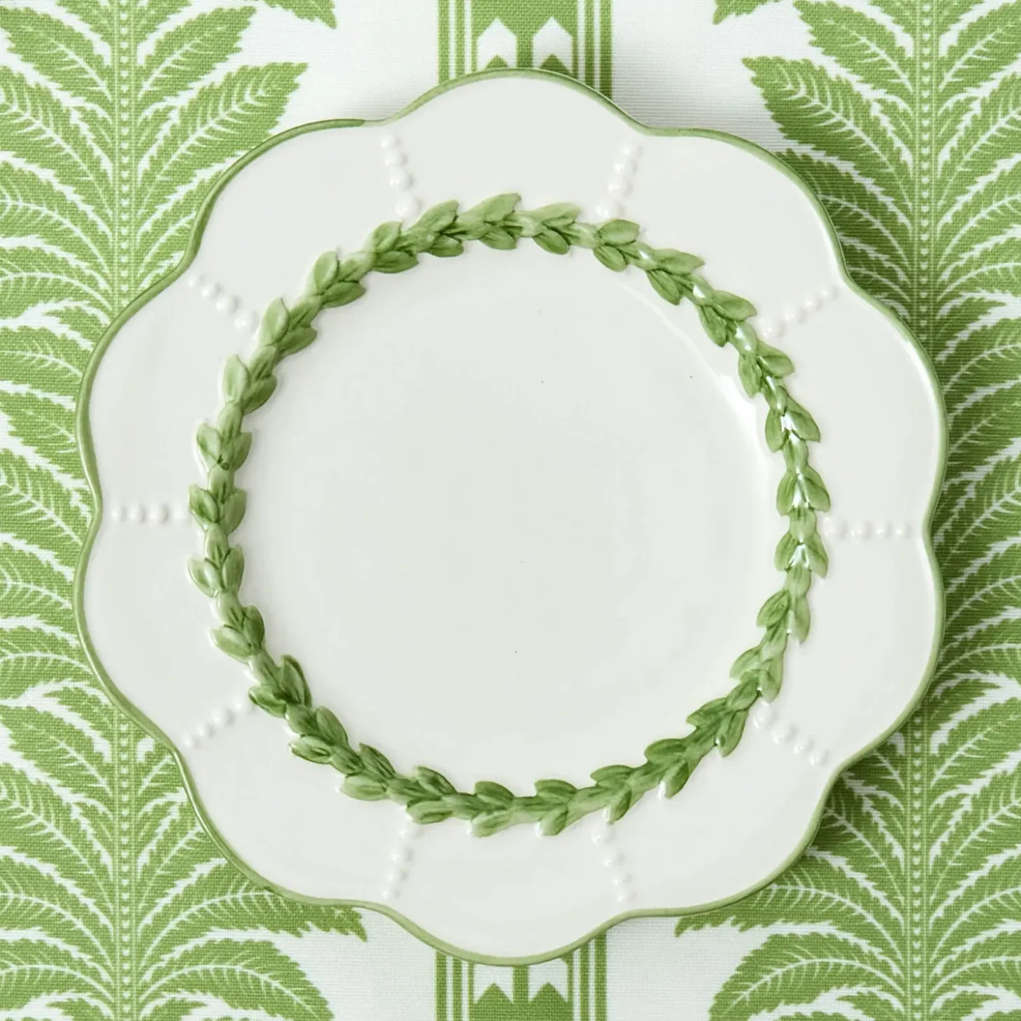 Green Laurel Starter Plate
