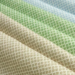 Green Lotus Flower Fabric