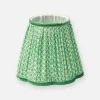 Green Lotus Lampshade (18cm)