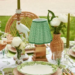 Green Lotus Lampshade (18cm)