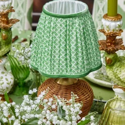 Green Lotus Lampshade (18cm)
