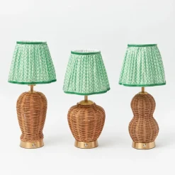 Green Lotus Lampshade (18cm)