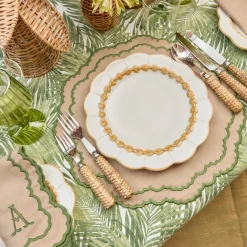 Green Palm Tablecloth