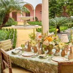 Green Palm Tablecloth