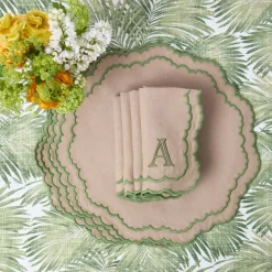 Green Palm Tablecloth