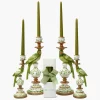 Green Parrot Candle Set