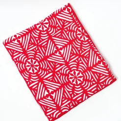 Gretel Applique Red Tablecloth
