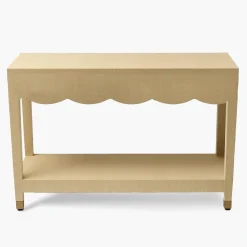 Gwendolyn Grasscloth Console Table