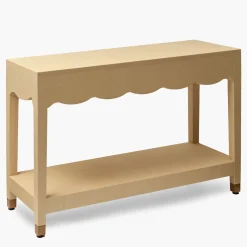 Gwendolyn Grasscloth Console Table