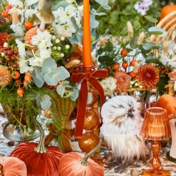 Handmade Orange Candles (Set of 8)