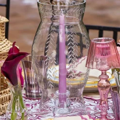 Handmade Purple Candles (Set of 8)