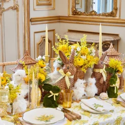 Handmade Soft Yellow Candles (Set of 8)