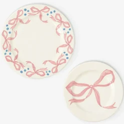 Harley's Bow Dinner & Starter Plates (Set of 8)