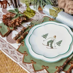 Heidi & Hans Skier Starter Plates (Set of 4)