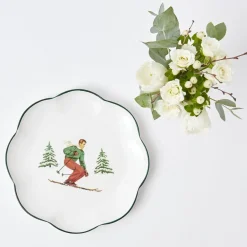 Heidi & Hans Skier Starter Plates (Set of 4)