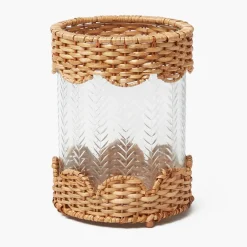 Helena Rattan Hurricane Lantern
