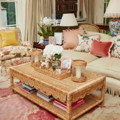 Helena Rattan Hurricane Lantern