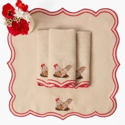 Henrietta Hen Linen Napkins (Set of 4)