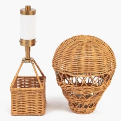 Hot Air Balloon Rechargeable Lamp with Pink Bow