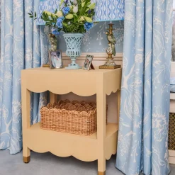 Irene Grasscloth Table