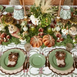 Isabella Taupe & Chocolate Placemats & Napkins (Set of 4)