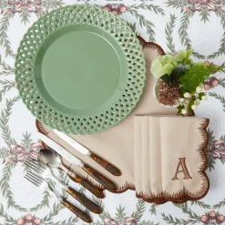 Isabella Taupe & Chocolate Placemats (Set of 4)