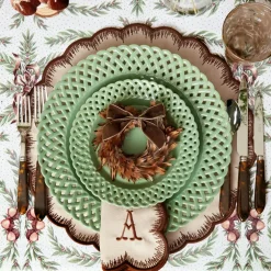 Isabella Taupe & Chocolate Placemats (Set of 4)
