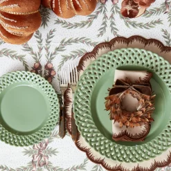 Isabella Taupe & Chocolate Placemats (Set of 4)