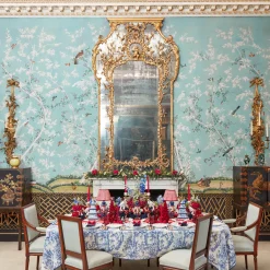 Isla Blue Toile Tablecloth